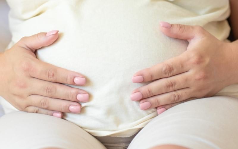 An obese pregnant woman has a higher chance of suffering from Xiphoid protrusion.